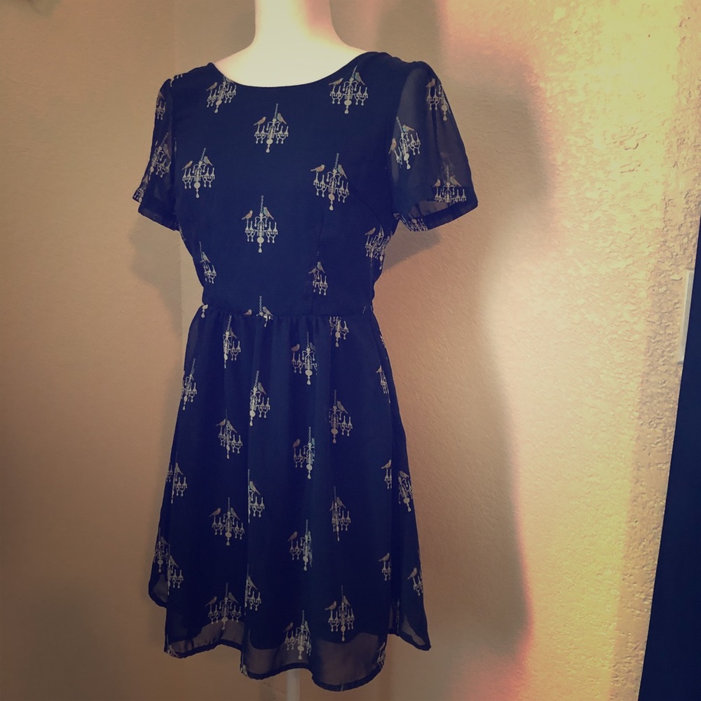 Navy Blue Dress. Size 8
